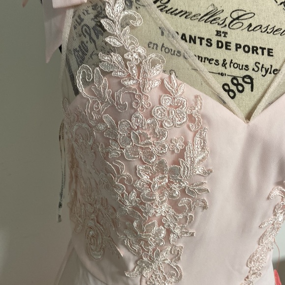 Chi Chi London Soft Pink Ruffle Dress - Picture 2 of 7